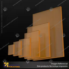 ACRILICO FLUORESCENTE ORANGE CLEAR NOVO 3MM - 400X600 - 110965468 - FLUORESCENTE ORANGE 400X600X3MM