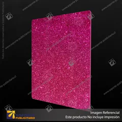 ACRILICO GLITTER PINK NOVO 3MM - 300X400 - 110966319 - GLITTER PINK 300X400X3MM