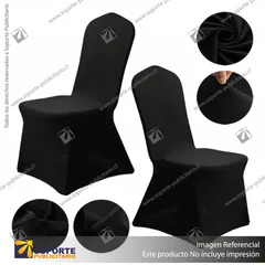 FUNDA SPANDEX SILLA HOTEL - NEGRO