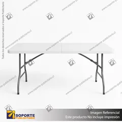 MESA PLEGABLE 180 CM - LINEA PRO ( CON PASADORES )