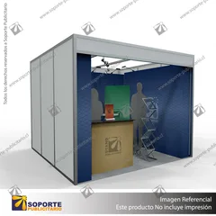STAND 3 PERIMETRALES 3*3 MTS EQUIP4