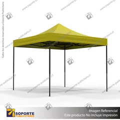 TOLDO PUBLICITARIO 3*3 MTS COLOR AMARILLO