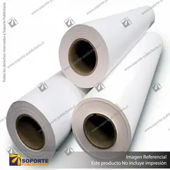VINILO ADHESIVO BLANCO 100 MICRAS MATE 1.27*50 MTS