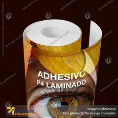 VINILO ADHESIVO BLANCO P4 ARCLAD BRILLANTE 0.61*50 MTS