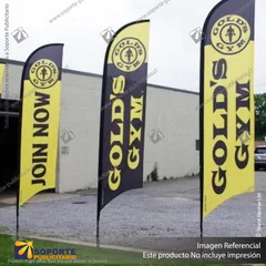 MASTIL CURVO VELA PRO 420*90 CMS (440 CMS) PARA BANDERA PUBLICITARIA (C40)