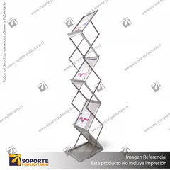 PORTA CATALOGO DINAMIC CON MALETA DE TELA (6 BANDEJAS)