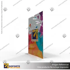 PORTA GRAFICA ACRILICO A6 (10.5*14.8 CMS) FORMATO T VERTICAL 1.7 MM (C50)