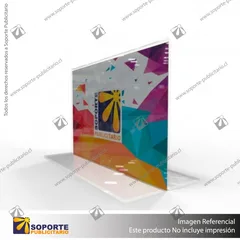 PORTA GRAFICA ACRILICO A5 (14.8*21 CMS) FORMATO T HORIZONTAL 1.7 MM (C12)