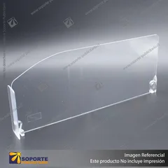 SEPARADOR ACRILICO TIPO T 120