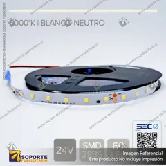 CINTA LED 3.6W 24V - BLANCO NEUTRO (ROLLO 10 MTS)