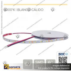 CINTA LED 4.8W 12V 60L CALIDO (ROLLO 5 MTS)
