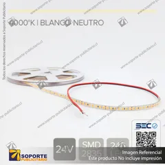 CINTA LED 7W 24V 240L BLANCO NEUTRO (ROLLO 5 MTS)