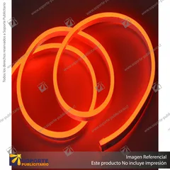 NEON FLEXIBLE 16X8 MM ROJO DE 3 MTS