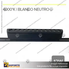 MG27 GINEBRA - LAMPARA PLEGABLE CUERPO NEGRO 12W NEUTRO 4000K 48V