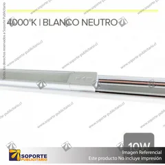 MG27 LUCERNA - LAMPARA LINEAL CUERPO BLANCO 10W 400MM NEUTRO 4000K 48V 150O