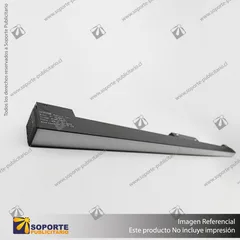ASTURIAS - FOCO LINEAL MAGNETICO NEGRO 600MM 20W 48V 3000K