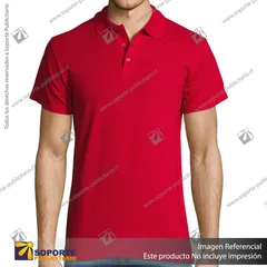 POLERA CON CUELLO SUMMER II/S/ROJO