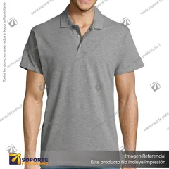 POLERA CON CUELLO SUMMER II/XL/GRIS CLARO