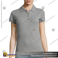 POLERA CON CUELLO PASSION/XL/GRIS CLARO