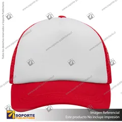 JOCKEY TRUCKER/ROJO/BLANCO