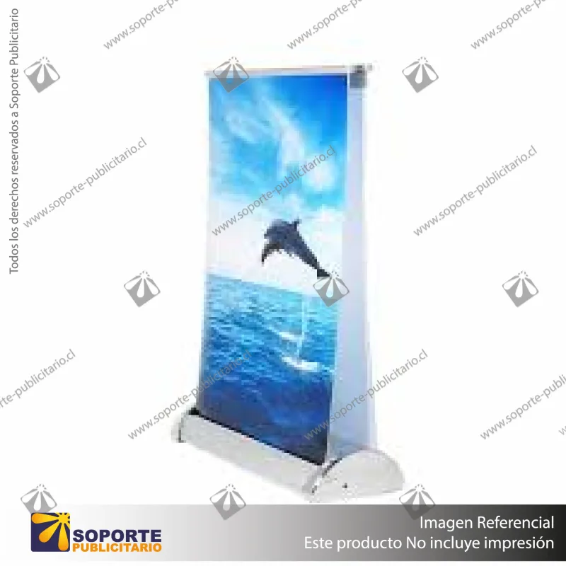 MINI PORTA PENDON ROLLER DOBLE GRAFICA A3 (29.7*42 CMS) (C50)