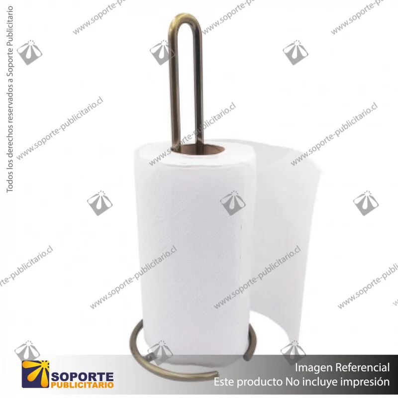 SOPORTE TOALLA DE PAPEL BRONCE ENVEJECIDO