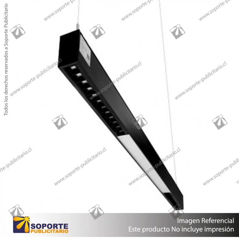 LAMPARA LINEAL LED COLGANTE BRESCIA COMBINATO 40W LUZ NEUTRA 4000K