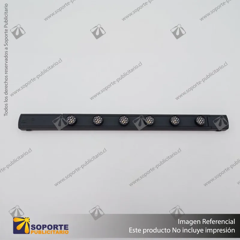 MG27 LUGANO - LAMPARA REJILLA CUERPO NEGRO 12W 540MM CALIDO 3000K 48V