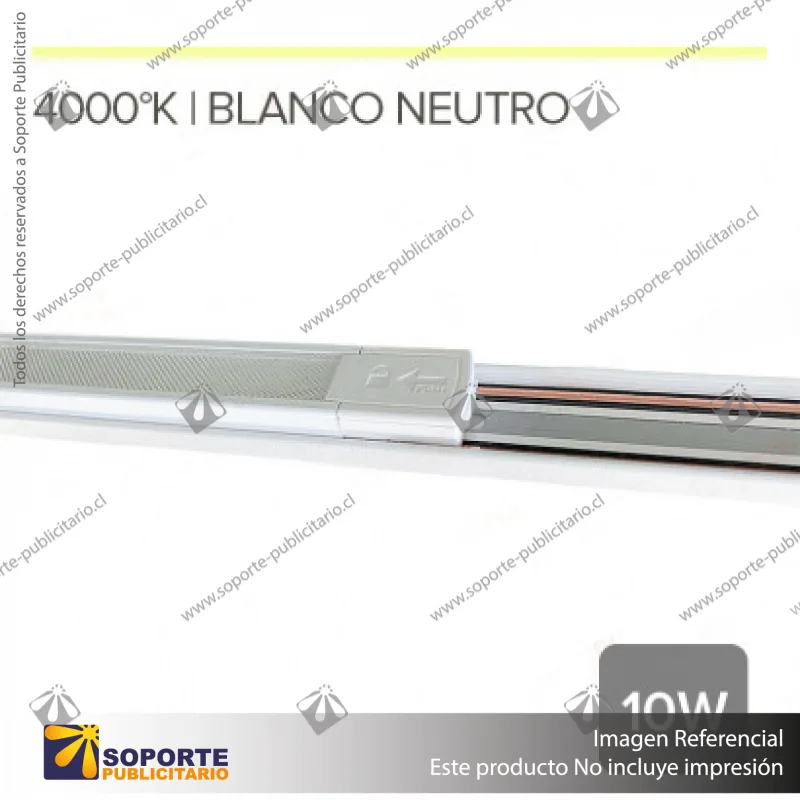 MG27 LUCERNA - LAMPARA LINEAL CUERPO BLANCO 10W 400MM NEUTRO 4000K 48V 150O