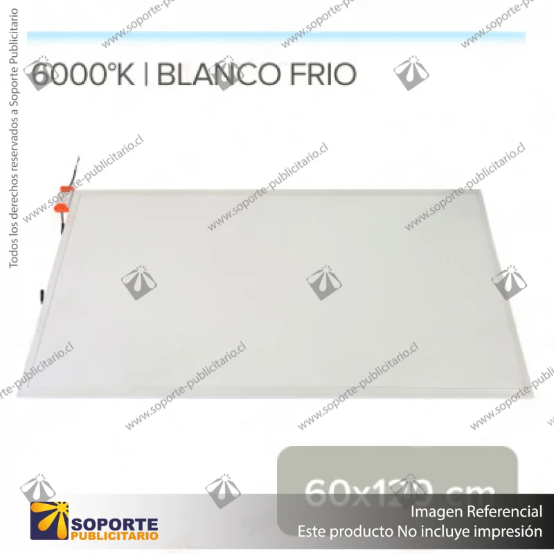 PANEL LED RECTANGULAR 60X120 CM 6000K
