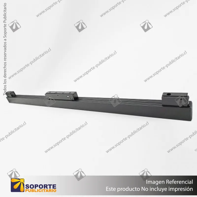 ASTURIAS -FOCO LINEAL MAGNETICO NEGRO 600MM 20W 48V 4000K