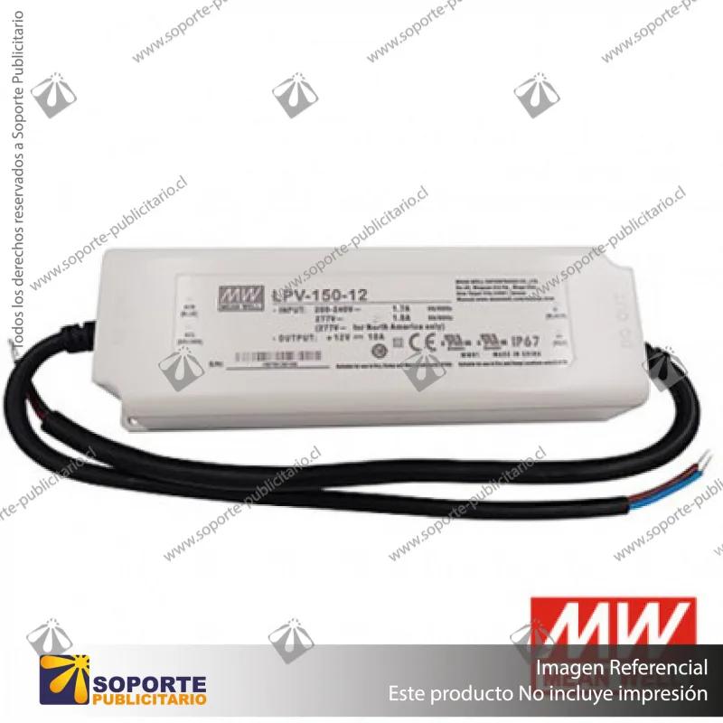 FUENTE DE PODER 150W 12V LPV