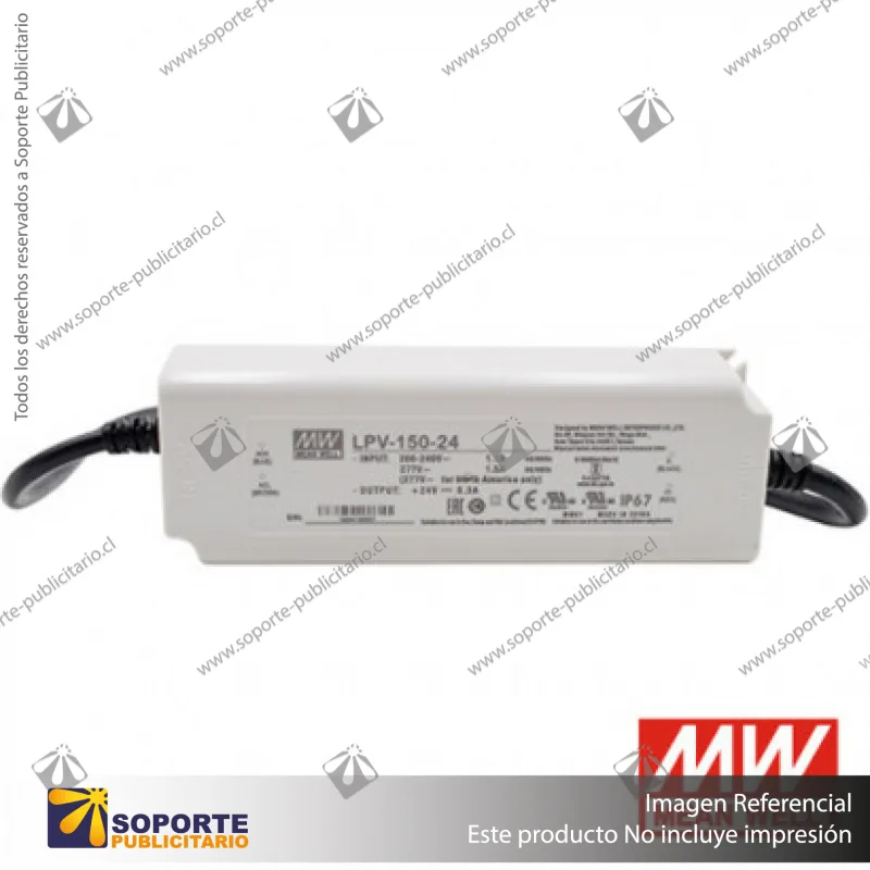 FUENTE DE PODER 150W 24V LPV