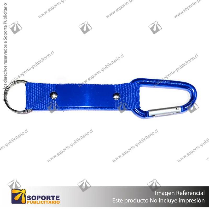 LLAVERO CARABINER/AZUL/AZUL