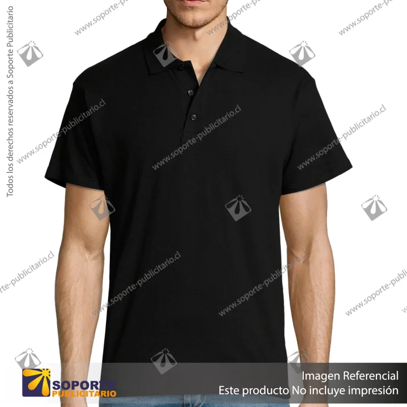 POLERA CON CUELLO SUMMER II/M/NEGRO