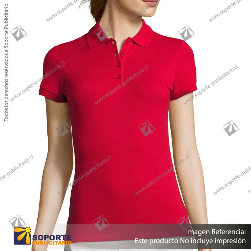 POLERA CON CUELLO PASSION/L/ROJO