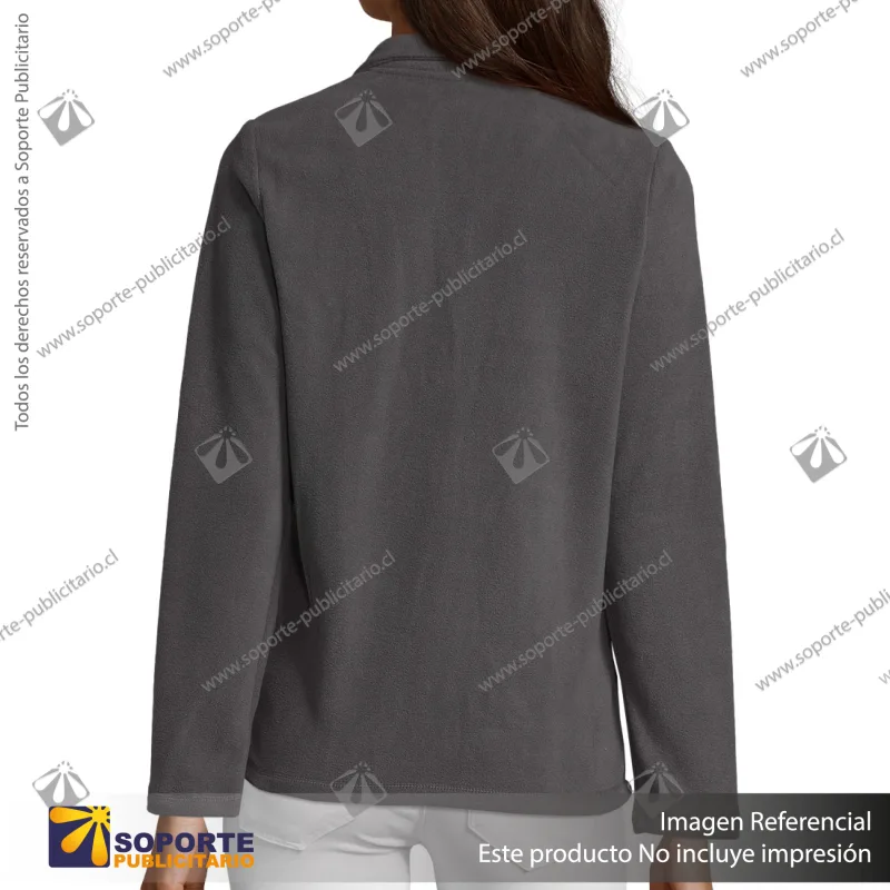 POLAR NORMAN MUJER/2XL/GRIS OSCURO