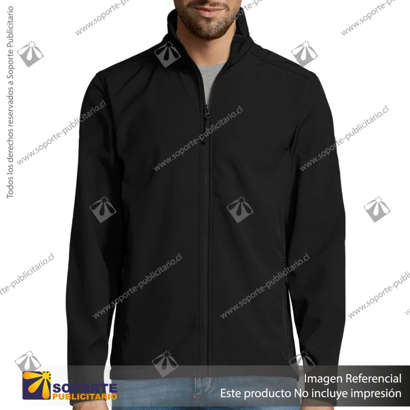 CHAQUETA SOFTSHELL RACE HOMBRE/S/NEGRO