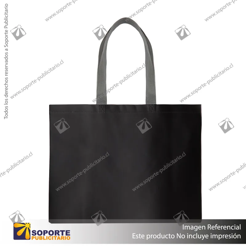 TOTE KRUSTAL 33X43X18/NEGRO/NEGRO