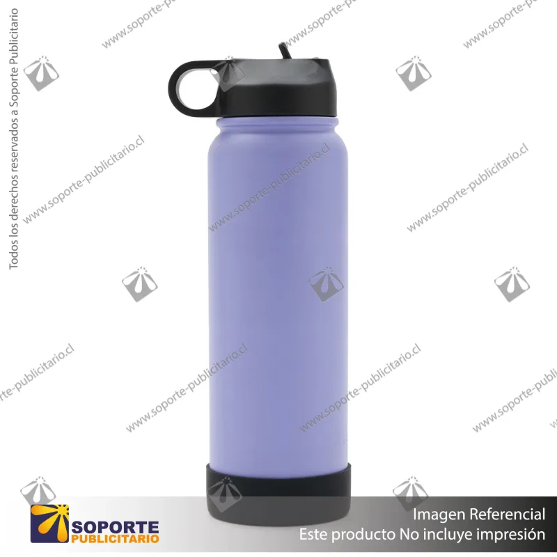 BOTELLA HYDRAGO 1200 ML/MORADO/NEGRO