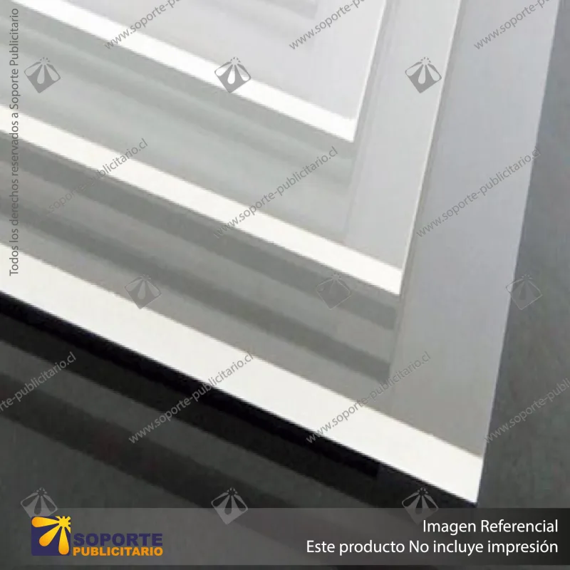 PLANCHA ACRILICA CLEAR - 1850 MM - 1250 MM - 5 MM