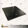 BASE PRO SOLIDA DE METAL COLOR NEGRO (40 CMS) BANDERA PUBLICITARIA (C4), foto 1