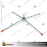 BASE PRO X CROMADA (95 CMS) BANDERA PUBLICITARIA (C6), foto 7