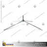 BASE PRO X CROMADA (95 CMS) BANDERA PUBLICITARIA (C6), foto 10