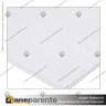 BIOMBO SEPARADOR AMBIENTES PA 10 MM SIN MARCO 210*200 CMS TRANSPARENTE CON TOPES REGULABLES, foto 3