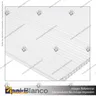 BIOMBO SEPARADOR AMBIENTES PA 6 MM CON MARCO PVC 70*200 CMS COLOR OPAL CON TOPES, foto 2