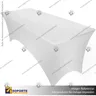 FUNDA MANTEL PARA MESA PUBLICITARIA DE 152 A 180 CMS COLOR BLANCO, foto 1