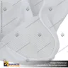 FUNDA MANTEL PARA MESA PUBLICITARIA DE 152 A 180 CMS COLOR BLANCO, foto 2