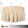 MANTEL POLIESTER MESA REDONDA 152CM - BEIGE