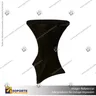 MANTEL SPANDEX MESA BAR/COCTEL REDONDA - NEGRO